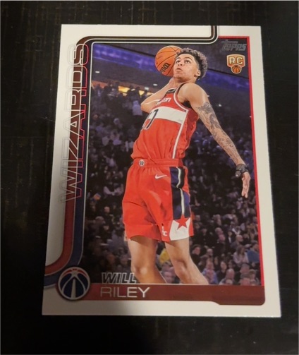 2025-26 Topps #221 Will Riley — front
