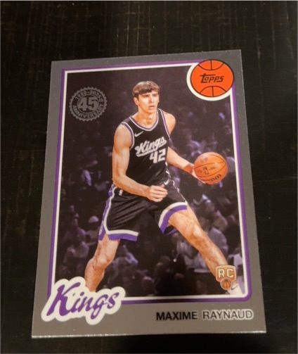 2025-26 Topps Basketball #80BK-85 Maxime Raynaud — front