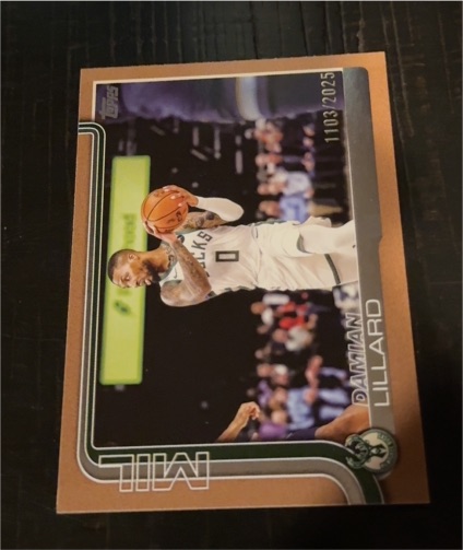 2025-26 Topps #55 Damian Lillard — front