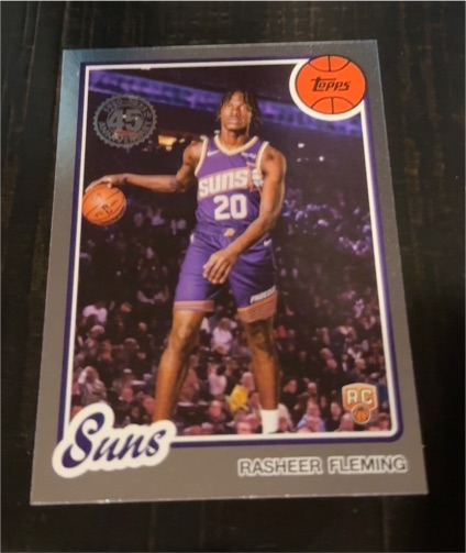 2025-26 Topps Basketball #80BK-74 Rasheer Fleming — front