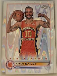 2022 Topps Chrome McDonald's All American #61 Amari Bailey — front