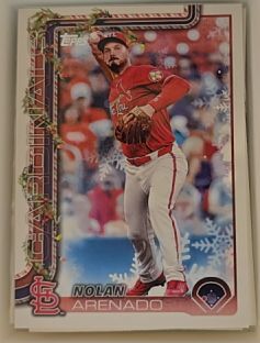 2025 Topps Holiday #H132 Nolan Arenado — front