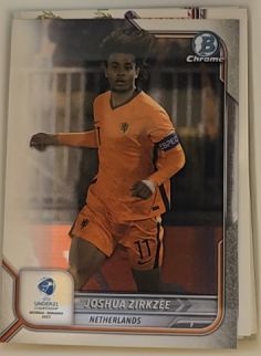2022 Bowman Chrome Road to UEFA Under21 Championship #149 Joshua Zirkzee — front