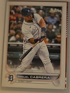 2022 Topps Series 1 #194 Miguel Cabrera — front