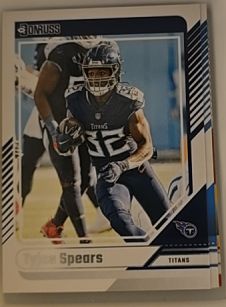 2024 Donruss #127 Tyjae Spears — front