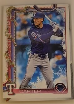 2025 Topps Holiday #H2 Evan Carter — front