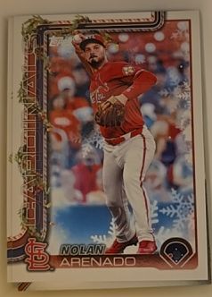 2025 Topps Holiday #H132 Nolan Arenado — front