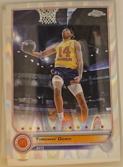 2022 Topps Chrome McDonald's All American #1 Throwin' Down Nick Smith Jr. — front