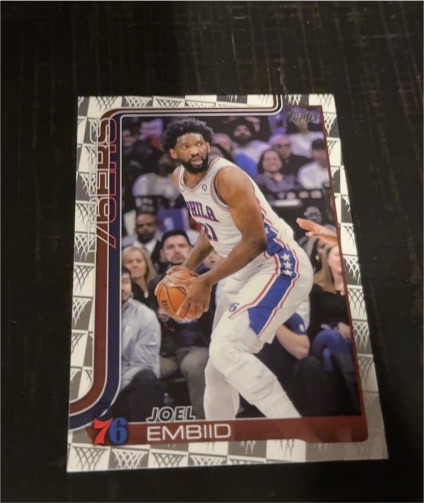 2025-26 Topps #22 Joel Embiid Season Tip Off — front