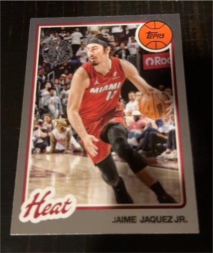 2025-26 Topps Basketball #80BK-29 Jaime Jaquez Jr. — front