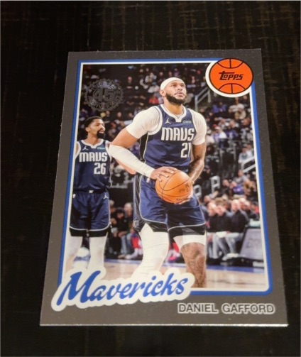 2025-26 Topps Basketball #80BK-10 Daniel Gafford — front