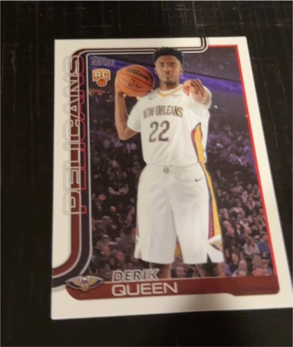 2025-26 Topps #213 Derik Queen — front