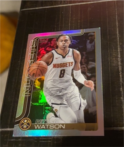2025-26 Topps #106 Peyton Watson — front