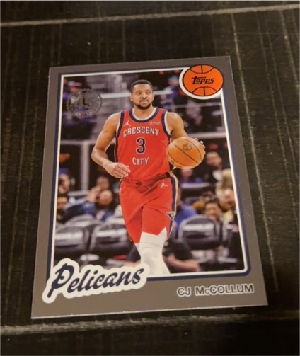 2025-26 Topps 1980-81 45th Anniversary #80BK-40 CJ McCollum — front
