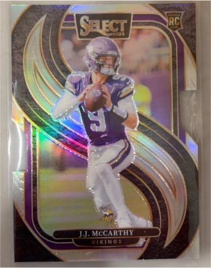 2024 Panini Select Premier Level #134 J.J. McCarthy — front