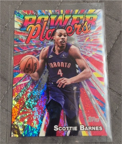 2025-26 Topps Basketball #PP-9 Scottie Barnes Power Players — front