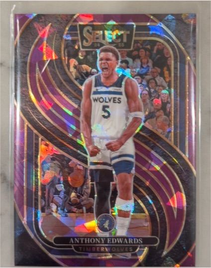 2024-25 Panini Select #130 Anthony Edwards — front