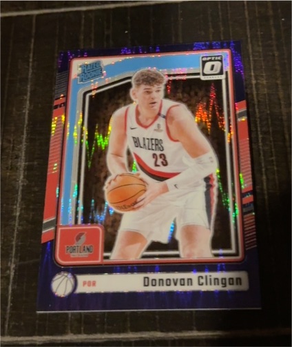 2024-25 Panini Donruss Optic #272 Donovan Clingan — front