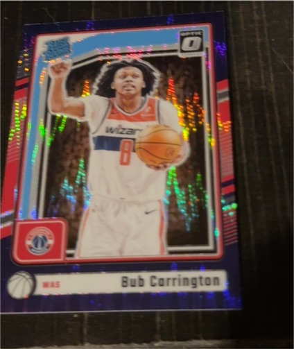 2024-25 Donruss Optic #273 Bub Carrington — front
