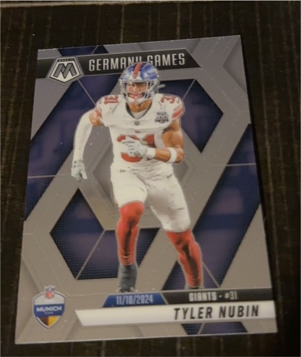 2025 Panini Mosaic #261 Tyler Nubin — front