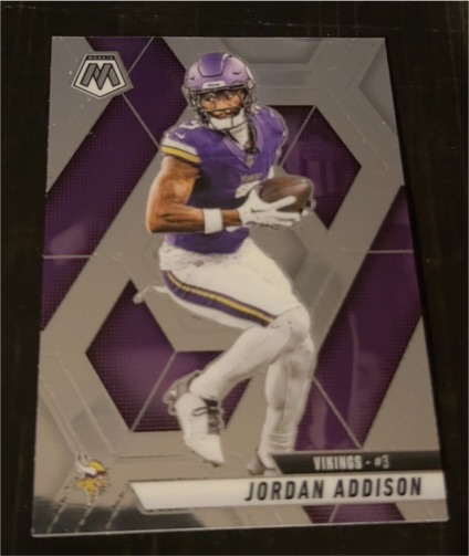 2023 Panini Mosaic #3 Jordan Addison — front