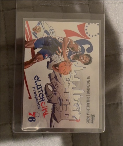 2025-26 Topps #CC-3 VJ Edgecombe Clutch City Prospects — front