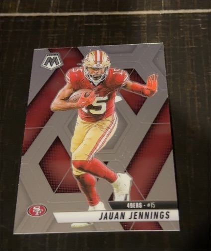 2025 Panini Mosaic #15 Jauan Jennings — front