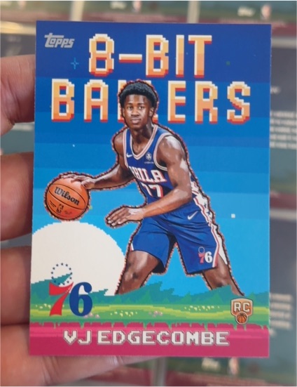 2025-26 Topps #8B-33 VJ Edgecombe 8-Bit Ballers — front