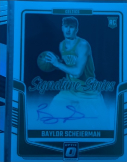 2024-25 Panini Donruss Optic Signature Series #SS-BS Baylor Scheierman — front