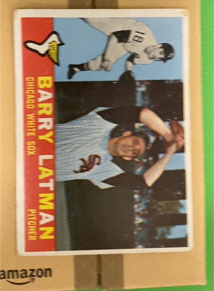 1960 Topps #41 Barry Latman — front
