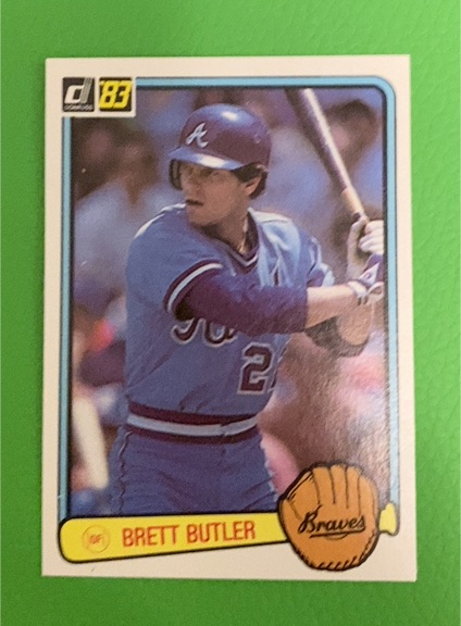 1983 Donruss #636 Brett Butler — front