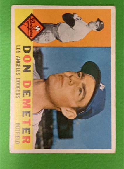 1960 Topps #234 Don Demeter — front