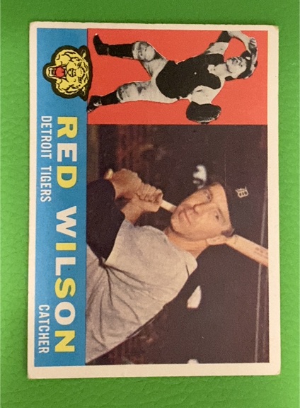 1960 Topps #379 Red Wilson — front