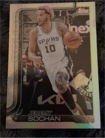2025-26 Topps #199 Jeremy Sochan — front