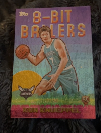 2025-26 Topps Basketball #8B-34 Kon Knueppel 8-Bit Ballers — front