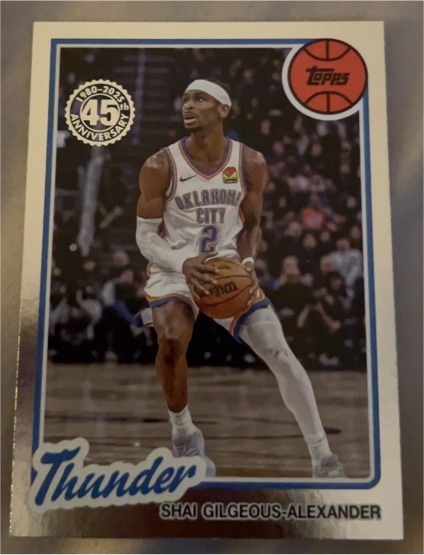 2025-26 Topps #80BK-91 Shai Gilgeous-Alexander — front
