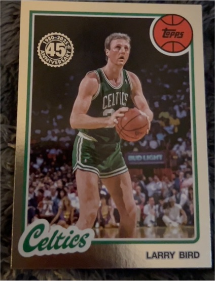 2025-26 Topps Basketball 1980-81 45th Anniversary #80BK-1 Larry Bird — front