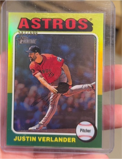 2024 Topps Heritage High Number #534 Justin Verlander — front