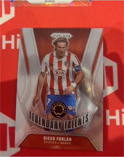 2025 Panini Prizm FIFA Club World Cup Legendary Talents #2 Diego Forlán — front