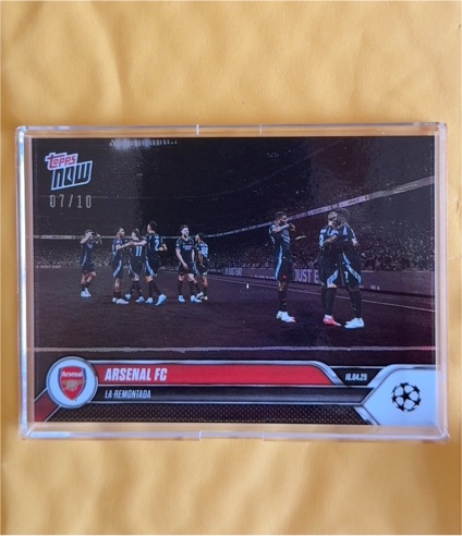 2024 Topps Now #07/10 Arsenal FC La Remontada — front