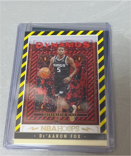 2023-24 Panini NBA Hoops #1 De'Aaron Fox Dynamos Winter — front