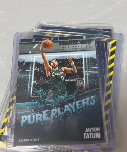 2023-24 Panini NBA Hoops #5 Jayson Tatum Pure Players — front