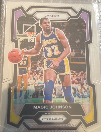 2023-24 Panini Prizm #185 Magic Johnson — front