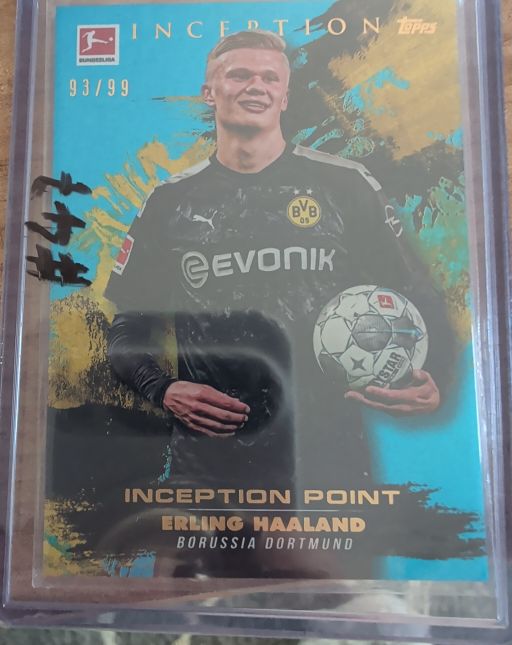 2021 Topps Inception #93 Erling Haaland — front