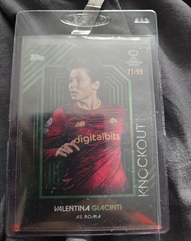 2023 Topps Knockout UEFA Women’s #77 Valentina Giacinti — front