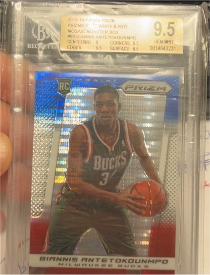 2013-14 Panini Prizm #290 Giannis Antetokounmpo — front