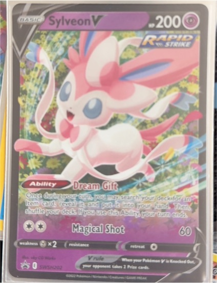 2022 Pokémon TCG Sword & Shield Promo #SWSH202 Sylveon V — front