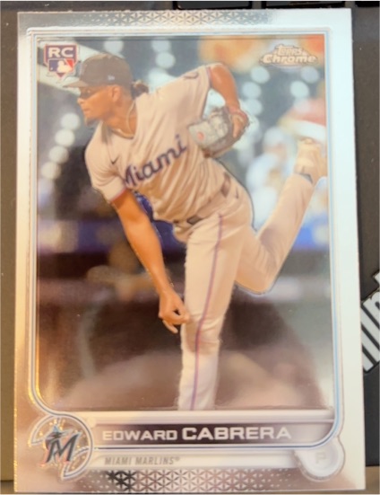 2022 Topps Chrome #64 Edward Cabrera — front