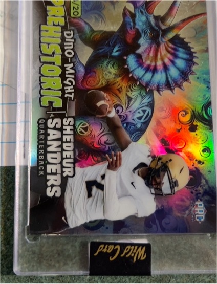 2024 Wild Card Dino-Might Pre Historic #PHRAP1-SS Shedeur Sanders — front