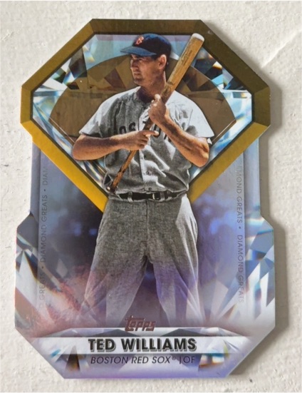 2022 Topps Diamond Greats Die Cuts #DGDC-6 Ted Williams — front
